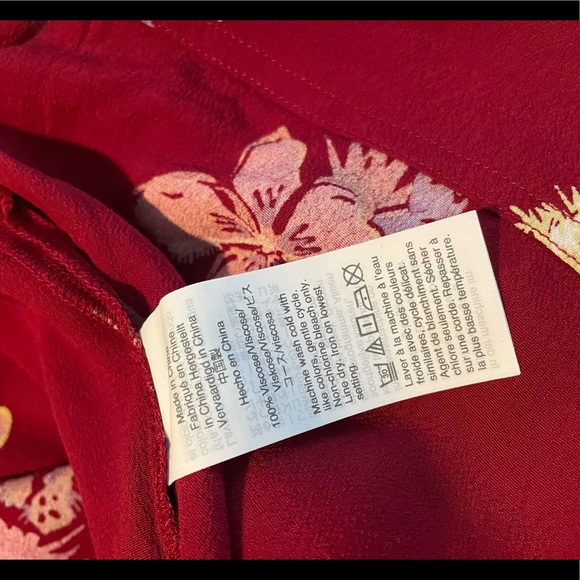 Madewell Novel Shift Dress in Bird Of Paradise Print Size Large - Picture 8 of 8